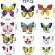 thumbnail image 2 of Elegante arte de pared con mariposas, pegatinas de mariposas 3D con efecto de doble capa para espacios habitables, material de PVC mejorado que garantiza una decoración duradera y reutilizable,, 2 of 7