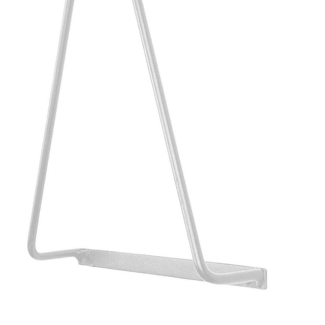 VONKY Triangle Wall Mounted Magazine Vinyl Records Storage Rack White