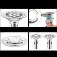 thumbnail image 6 of YIEMEEN Round Shower Floor Drain Stainless Steels Round Floor Strainer Antiodor Drainer Shower Strainer Cover Easy to Install, 6 of 14