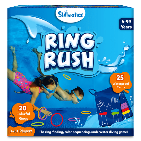 Skillmatics Ring Rush Diving Toys - Underwater Search and Find Game for Boys & Girls Ages 6 and up