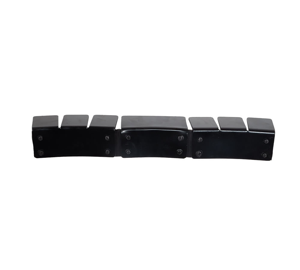 2 Pack 24" Long Steel Coil Edge Protector w/ Rubber Pads - Steel Powder Coated Heavy Duty Corner Protector Ideal for Industrial Processes, Transportation, and Storage