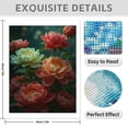 thumbnail image 3 of Diamond Art Kit for Adults, Blooming Peonies In Soft Light Diamond Painting for Adults Beginners, DIY Diamond Art Painting Kits, 5D Diamond Painting Crafts for Home Decor 12x16 Frameless, 3 of 7