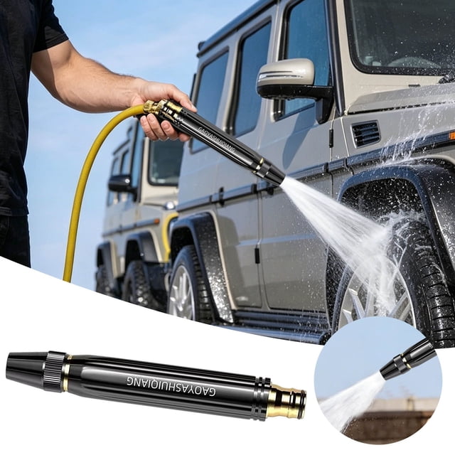 Outdor Garden Water Sprayers Head For Hose Attachment Stainless Steel Nozzle With Adjustable And Wide Coverage For And