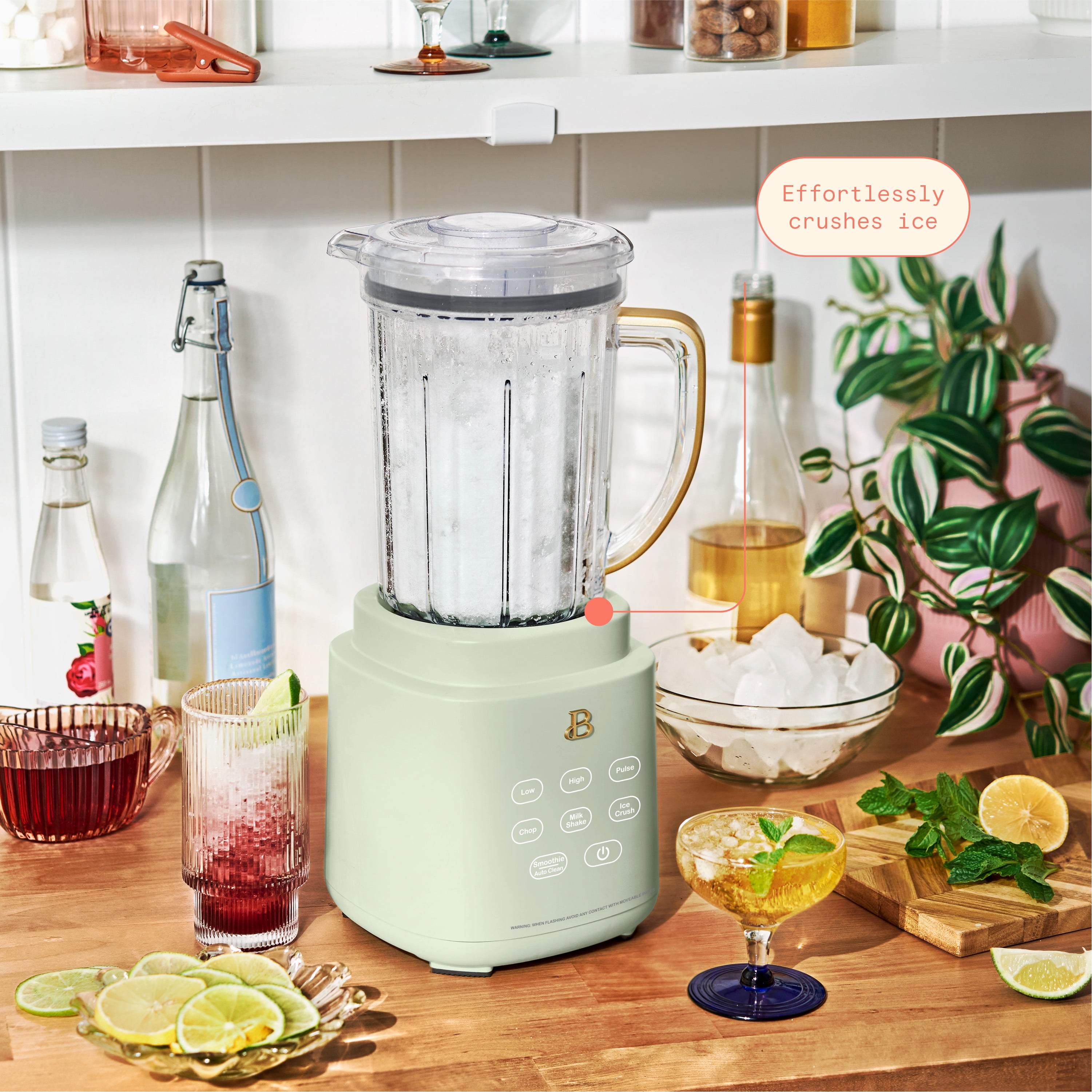 Beautiful PowerExact Blender System, Sage Green by Drew Barrymore