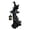 Black, variant on HAHUT Halloween Witch Statue with Lantern, Spooky Faceless Witch Sculpture for Halloween Thanksgiving Christmas Weddings Parties Decor (Black)