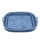 thumbnail image 2 of Forro de Silicona para Olla de Air Fryer Reutilizable, Inserto de Canasta Antiadherente, Ajusta para Freidoras de 5QT, Resistente al Calor hasta 450°F, Seguro para Lavavajillas Azul 8.2 pulgadas, 2 of 6
