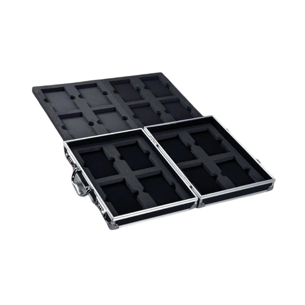 Estuche de almacenamiento ranurado duradero, tarjetero , estuches de transporte de tarjetas para, tarjeta de baloncesto, tarjeta de béisbol, PSA Estilo B Sunnimix Tarjetero graduado