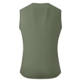 thumbnail image 4 of Domuza Tank Top for Men Classic Quick-Dry Sleeveless Vest Tops Summer Breathable Casual Tshirt Workout Muscle Gym Tanks Army Green XS, 4 of 6