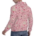 thumbnail image 6 of Fotbe Men's Hoodie with Cute Love Pattern - Kangaroo Pocket Pullover Hooded Sweatshirt, Perfect for Daily Wear, Travel, and Home-Small, 6 of 7