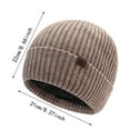 thumbnail image 2 of Winter Padded Hat for Men and Women - Thickened Knitted Cap with Ear and Neck Warmth for Outdoor Activities in Fall and Winter, 2 of 2
