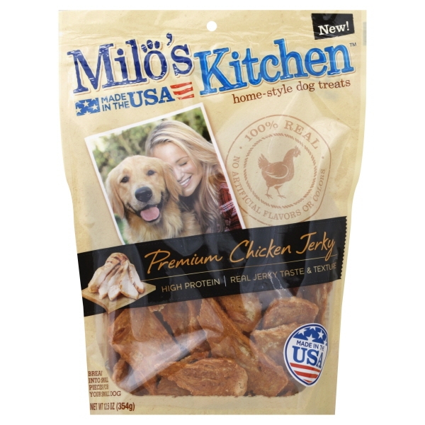 milo's kitchen chicken jerky