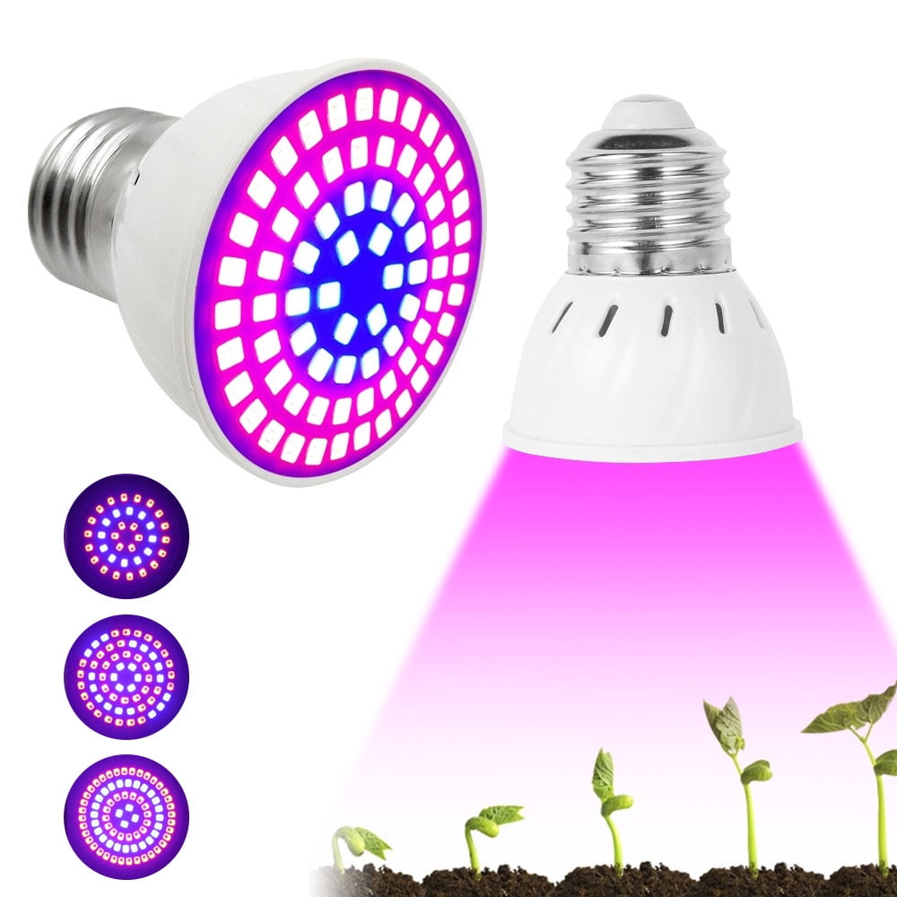 7W LED Grow Light Bulb Full Spectrum Lamp UV IR for Indoor Plant Veg Bloom NEWW 
