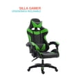 thumbnail image 1 of Silla Gamer Escritorio Ergonomica Reclinable verde 6.49 pulg, 1 of 7