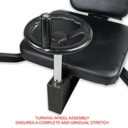 Valor Fitness Leg Stretcher Machine Adjustable Leg Split Flexibility Trainer Equipment - 180 Degrees - Max Weight 300 lbs