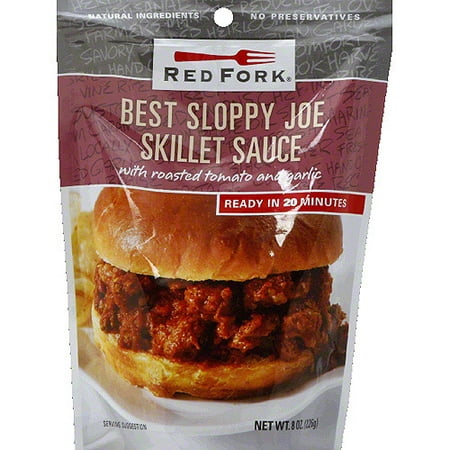 Red Fork Best Sloppy Joe Skillet Sauce, 8 oz, (Pack of