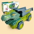 thumbnail image 3 of Dinosaur Car Toy Interactive - Plastic Dinosaur Vehicle Toy Friction Powered Car, 3 of 6