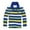 Blue, variant on Liyamei Boys Girl Long Sleeve Striped Crew Neckline T-Shirts Kid Tee Size 5-6 Years