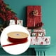 thumbnail image 2 of Rollo de cinta de raso de cinta de de un lado decorativo para regalo de arreglos florales Rojo Zulema Cinta de terciopelo, 2 of 8
