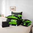 thumbnail image 4 of YST Ensemble de Literie Sportive 7 Pcs, Jumeau, Sport pour Enfants, Vert Noir, 4 of 4