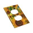 thumbnail image 3 of ZICANCN Outlet Covers Wall Plate, Bunch Sunflowers Yellow Light Switch Cover Decorative, Duplex Toggle Combo 1-Gang, 3 of 9