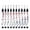 Black, variant on TIELUTT 10PCS Long Head Deep Hole Marker Pens 20mm Deep Reach Markers Long Nose Marker Construction Markers Marking Tool Markers Carpenter Ink and Ink Set with Set Thin Pens Pens Bulk Ink Hub Pens Bu