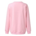 thumbnail image 3 of Vedolay Cute Sweatshirts Women's Oversized Crewneck Sweatshirts Pullover Workout Tops Fall Long Sleeve Teen,Pink M, 3 of 4