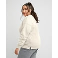 thumbnail image 2 of Hanes Originals Women's French Terry Sweatshirt (Plus Size) Natural 2X, 2 of 5