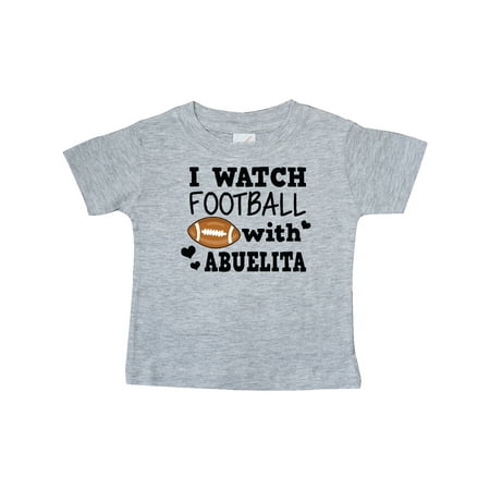 

Inktastic I Watch Football with My Abuelita Gift Baby Boy or Baby Girl T-Shirt