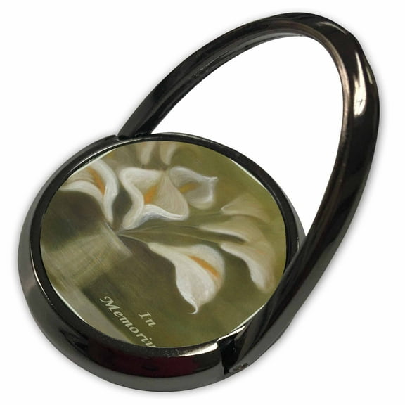 3dRose, In Memorium - calla, calla lilies, calla lily, callas, easter lily, flower , lilac, lilies, Phone Ring