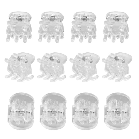 PENIKOKO 60pcs Hair Barrettes for Girls Plastic Clips Set for Daily Use and Styling Accessories