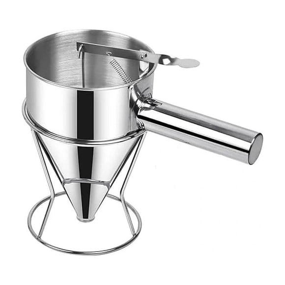 Dispensador de masa para panqueques YWHWXB de 600 ml de acero inoxidable