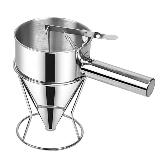 Dispensador de masa para panqueques YWHWXB de 600 ml de acero inoxidable