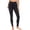 Deep Black, variant on Miraclesuit Womens Tummy Control Stretch Athletic Leggings