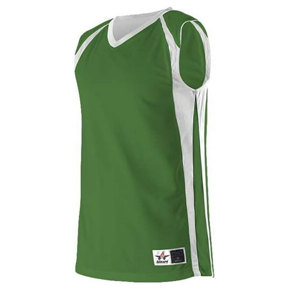 Alleson Athletic 54MMR Men's Reversible Basketball Jersey - Kelly White