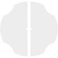 thumbnail image 4 of 22"OD x 1"ID x 7 1/2"C x 1"P Percival Architectural Grade PVC Contemporary Ceiling Medallion, Two Piece, 4 of 4