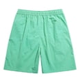 thumbnail image 7 of DJDLJWCJ Mens Athletic Shorts, Beach Shorts for Men Flat Front Straight Leg Bermuda Shorts Mens Workout Shorts Elastic Waist Running Shorts Mint Green 4XL, 7 of 7
