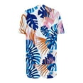 thumbnail image 5 of Liquidation! Ensemble de Pyjama et Shorts pour Femmes HomeGardon, Ensembles de Vêtements de Détente d'Été, Pyjama Décontracté Ample à Imprimé Col Rond Manches Courtes et Shorts, Ensemble de Vêtements de Maison pour Femmes, P-TTG, 5 of 5