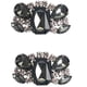 thumbnail image 4 of 2x Decoraciones  Brillo Imitación - Paquete de 2 - s Nupciales Joyas para Mujeres Pisos Colco Parche de zapato de novia DIY, 4 of 8