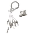 thumbnail image 4 of WRITWAA 10Pack Adjustable Picture Hanging Wire Crimps For Users Needing Heavy Duty Hanging Solutions In Silver, 4 of 7