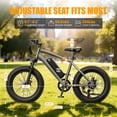 thumbnail image 4 of Actbest 20"x4.0" Electric Fat Tire Bike for Adults, 500W Motor 20 MPH, 48V 10.4Ah Battery, 7 Speed, E-Mountain Bike for Man Teen, 4 of 6
