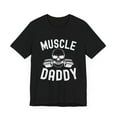 thumbnail image 3 of Muscle Daddy Weightlifter skeleton barbell dad bodybuilder Unisex T-shirt, 3 of 7