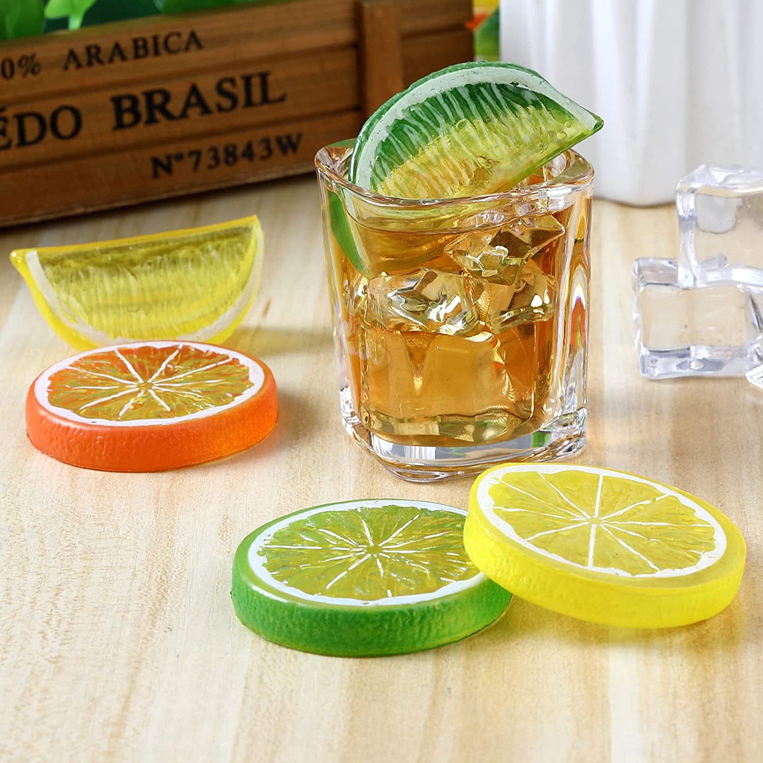 Pack de uits artificiels, mélange de uits pour fête à domicile, modèle de décoration de noël pour séance photo, 8 pièces  15