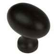 thumbnail image 2 of GlideRite 1.125 in. Classic Oval Cabinet Knobs, Matte Black, Pack of 10, 2 of 4