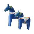 thumbnail image 4 of Adorno de caballo Dala perfecl figura de madera Grande y pequeño, 4 of 8