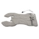 thumbnail image 5 of Almohadilla térmica trasera Ajuste de temperatura de 6 niveles Almohadilla térmica trasera eléctrica drapeable Calentador trasero de felpa suave Gris plateado Enchufe estadounidense 110 V, 5 of 14