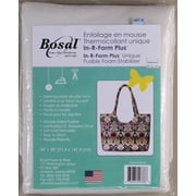 Bosal In-R-Form Plus Unique Fusible Foam Stabilizer Soft Formable Easy to Stitch 36" x 58" (493-36) M544.06