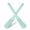 Sky Blue, variant on Stcellnmex Crepe Spatula Silicone Non Stick Heat Resistant Long Narrow Skinny Flipper Sky Blue 2 Piece