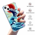thumbnail image 2 of Sea Whale Case for iPhone 13 Mini ,Aesthetic Art Design Pattern TPU Shock Proof Cover Case, 2 of 5