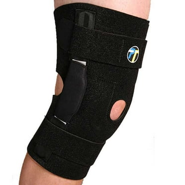 McDavid MD422 Knee Brace w/Dual Disk Hinges, Adult L, BLACK McDavid MD422 Knee Brace w/Dual Disk Hinges, Adult L, BLACK