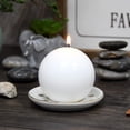 thumbnail image 4 of Zest Candle CBZ-014 6-Piece Ball Candles 3-Inch Whit White 6 Count, 4 of 5